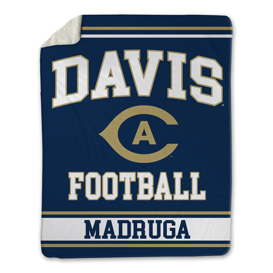 UC Davis - NCAA Football : Macray Madruga - Blanket-0