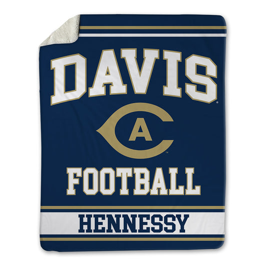 UC Davis - NCAA Football : Tyler Hennessy - Blanket-0