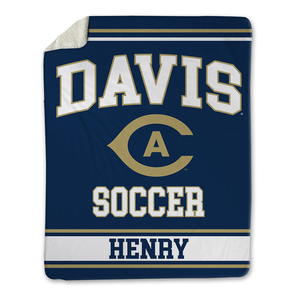 UC Davis - NCAA Women's Soccer : Presley Henry - Blanket-0