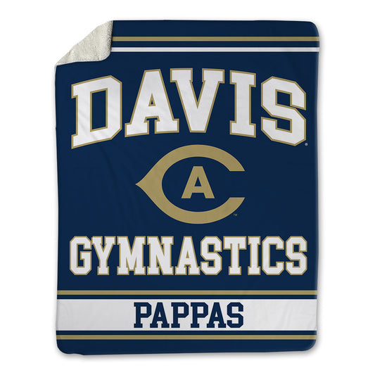UC Davis - NCAA Women's Gymnastics : Selena Pappas - Blanket-0