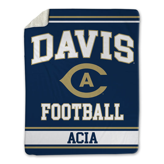 UC Davis - NCAA Football : Kainoa Acia - Blanket-0