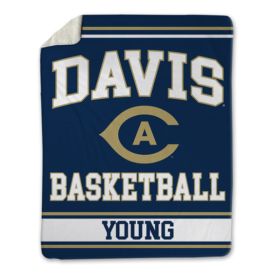 UC Davis - NCAA Women's Basketball : Tegan Young - Blanket-0