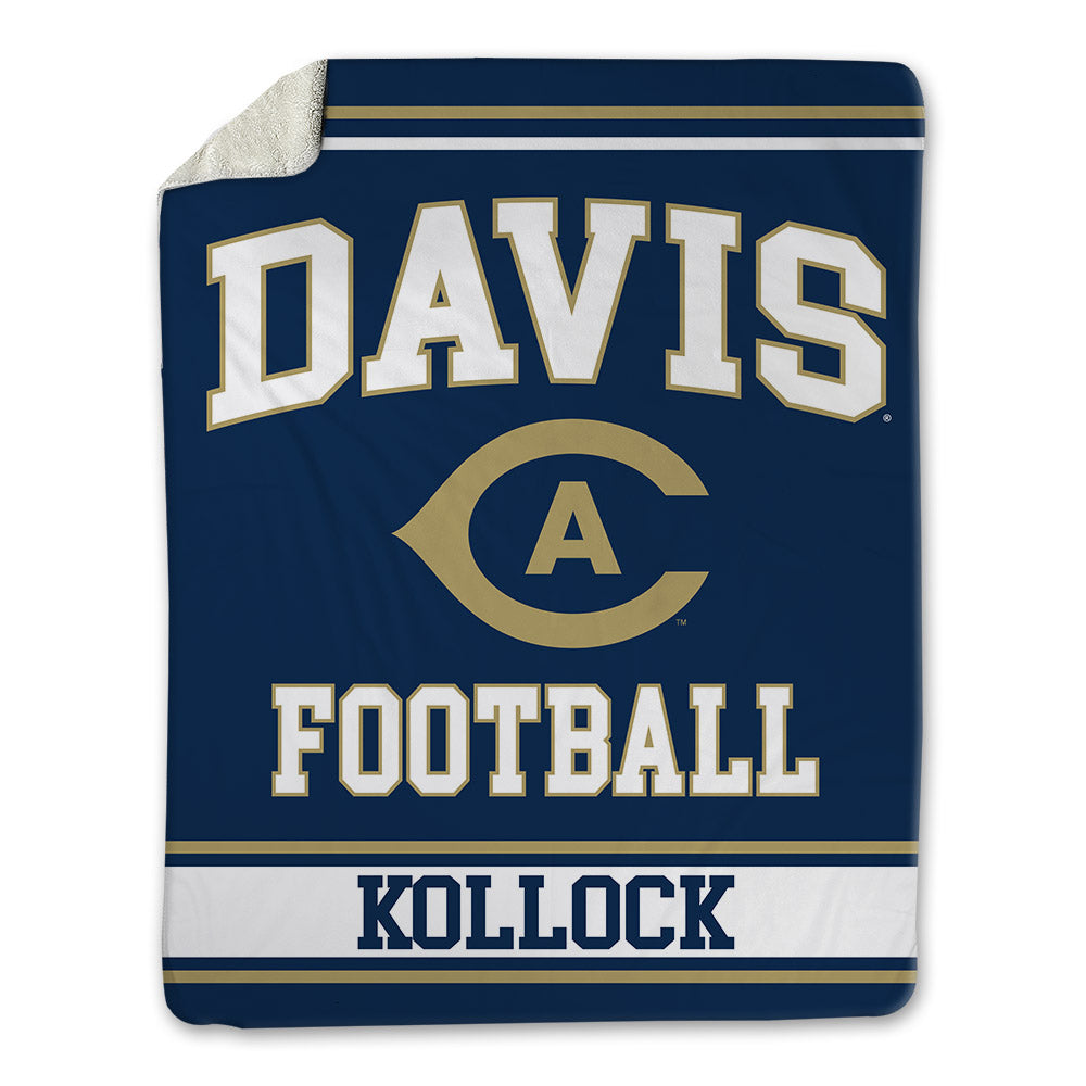 UC Davis - NCAA Football : Jackson Kollock - Blanket-0