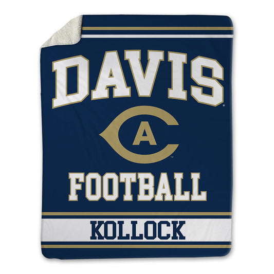 UC Davis - NCAA Football : Jackson Kollock - Blanket-0
