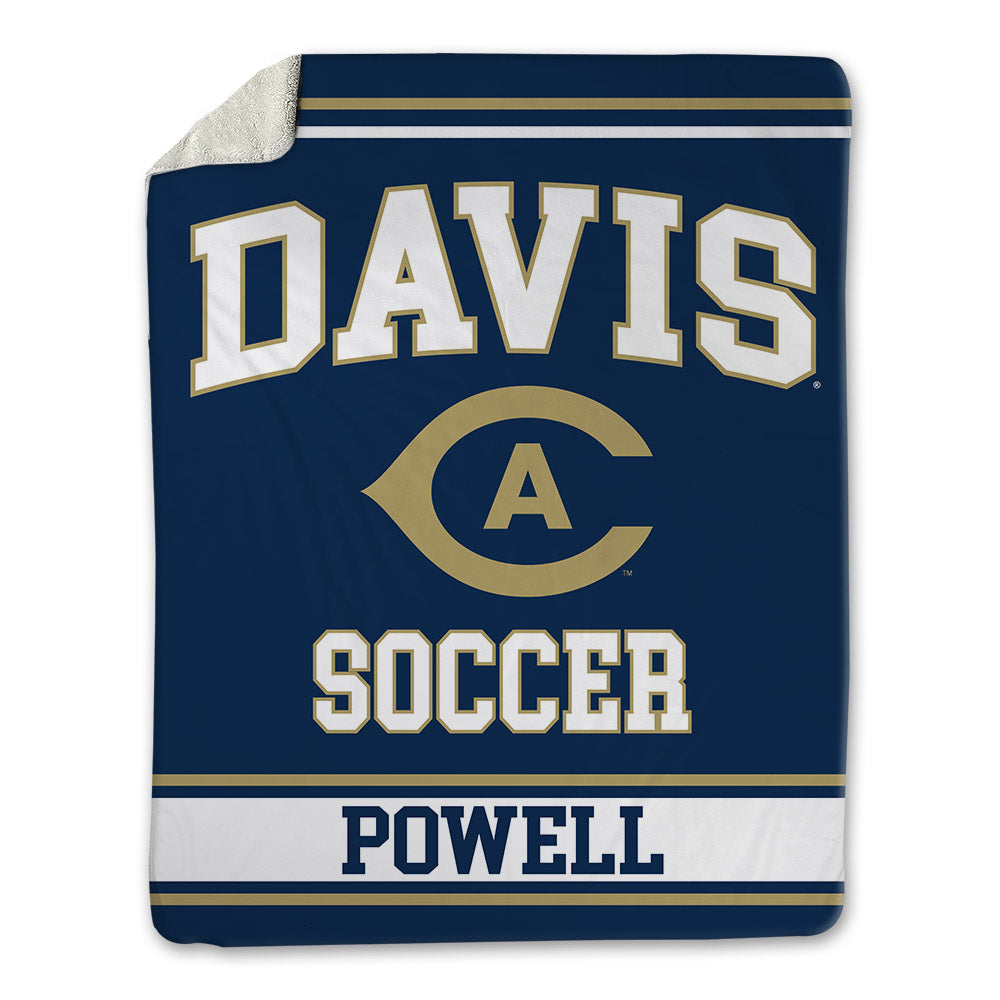 UC Davis - NCAA Men's Soccer : Cole Powell - Blanket-0