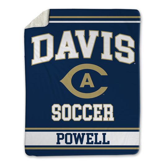 UC Davis - NCAA Men's Soccer : Cole Powell - Blanket-0