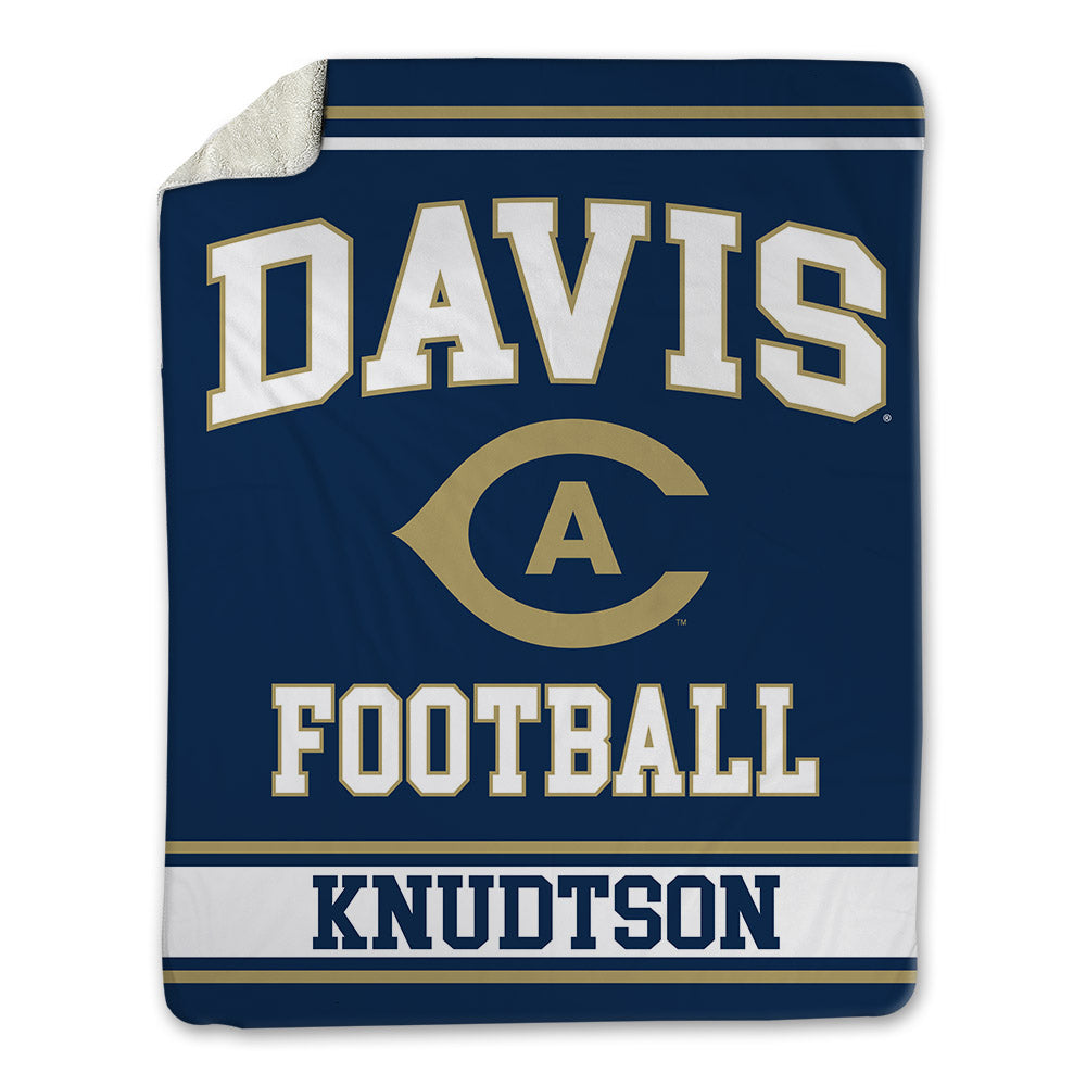 UC Davis - NCAA Football : Jack Knudtson - Blanket-0