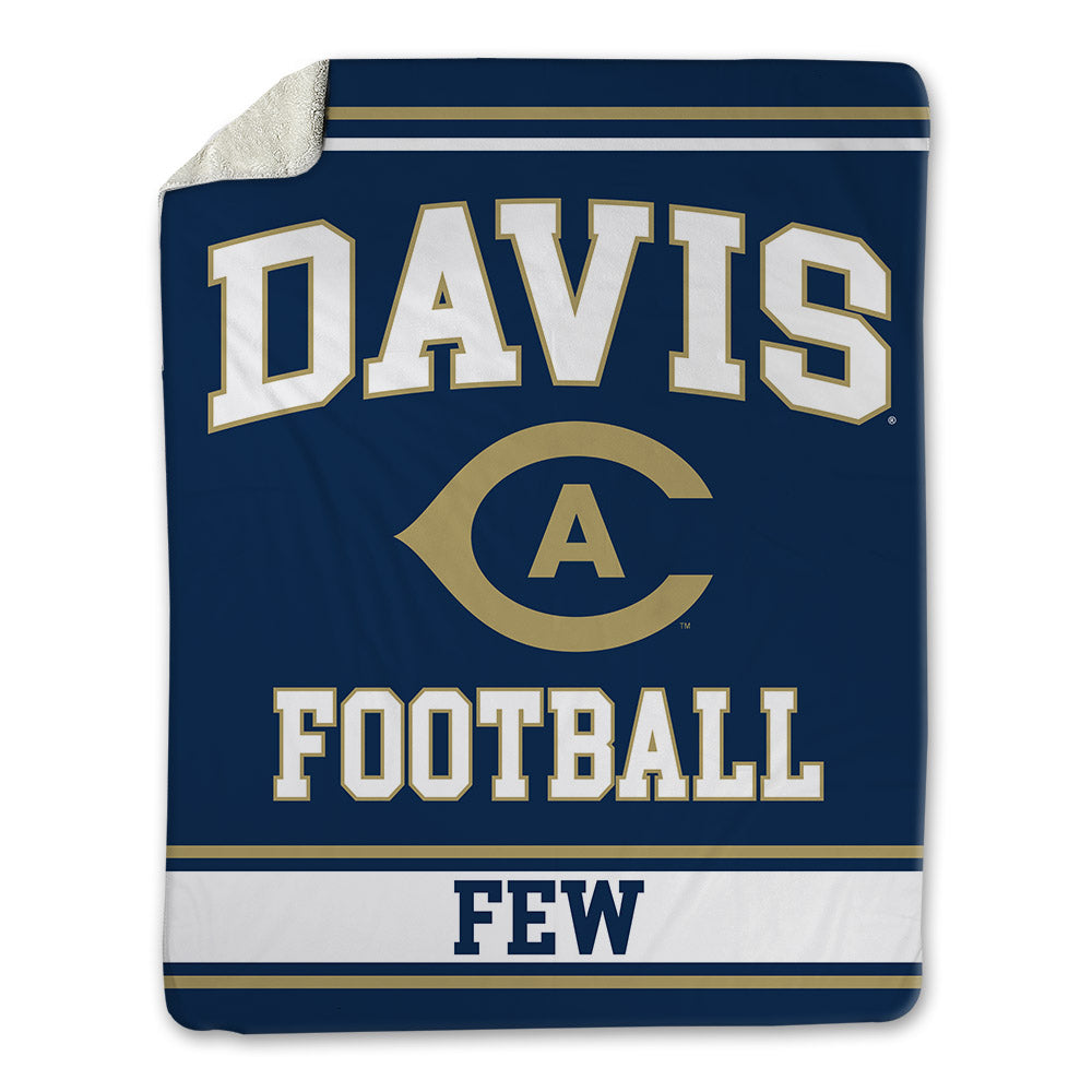 UC Davis - NCAA Football : Jaden Few - Blanket-0