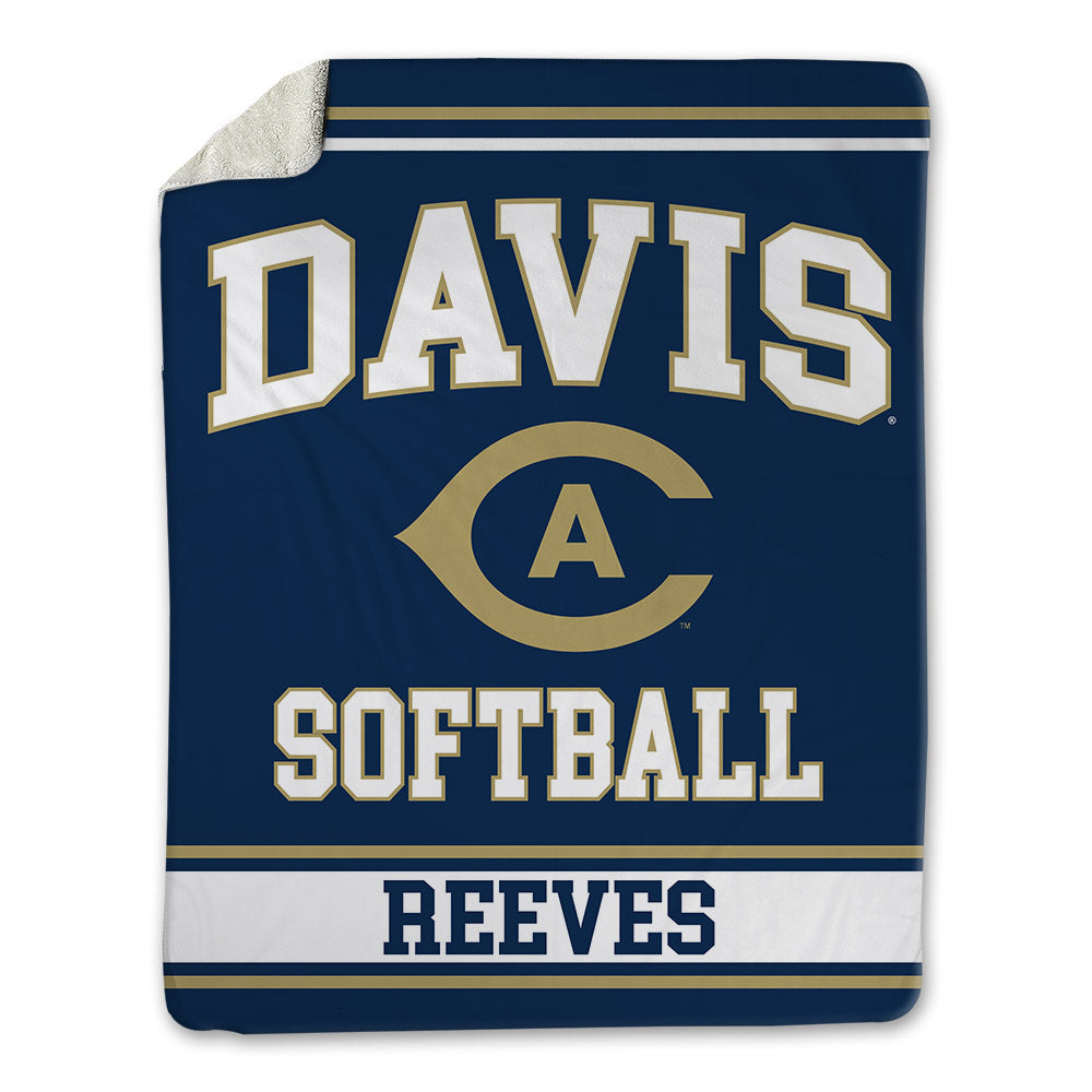 UC Davis - NCAA Softball : Rylee Reeves - Blanket-0