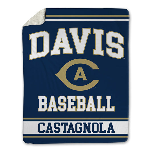 UC Davis - NCAA Baseball : Jack Castagnola - Blanket-0