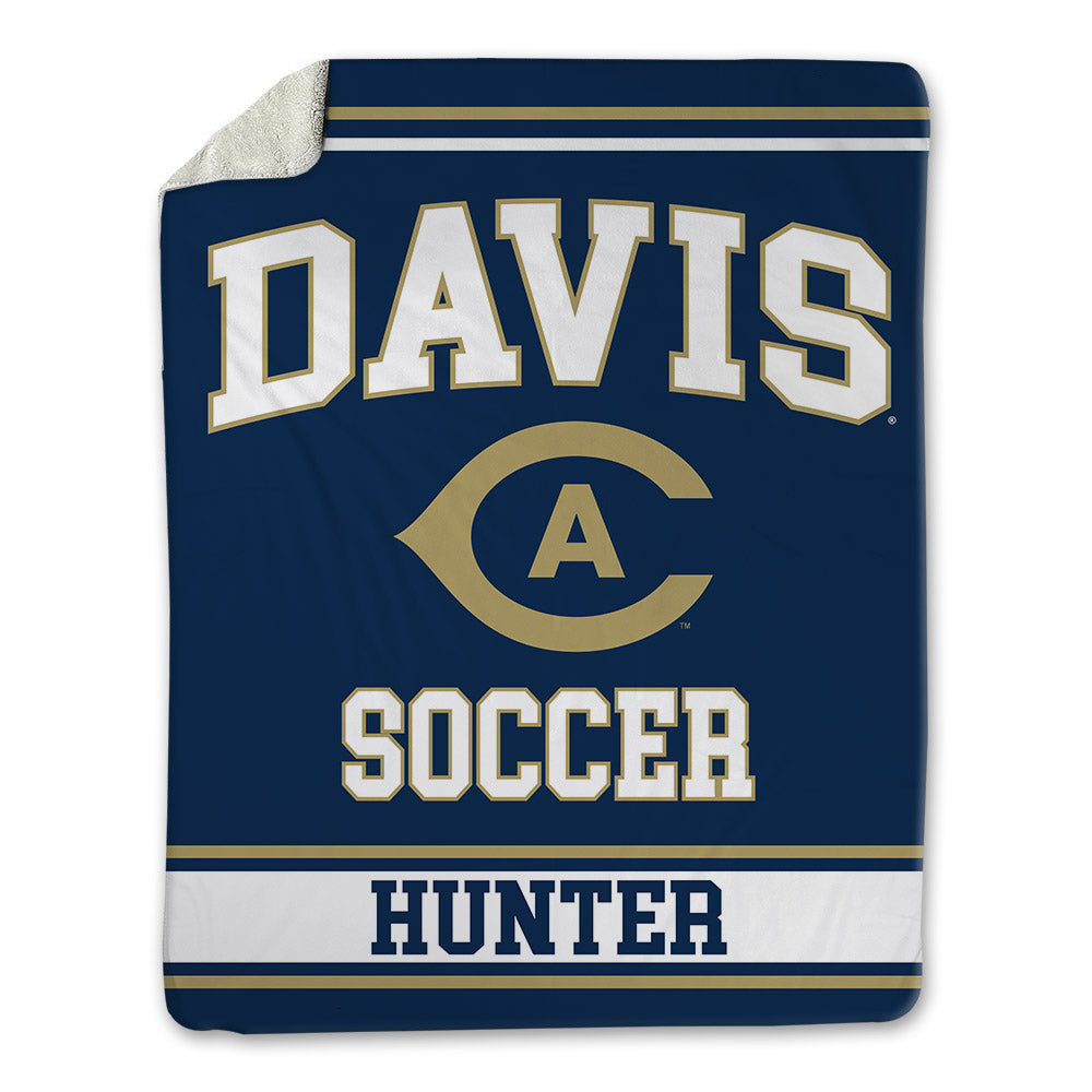 UC Davis - NCAA Women's Soccer : Abella Hunter - Blanket-0