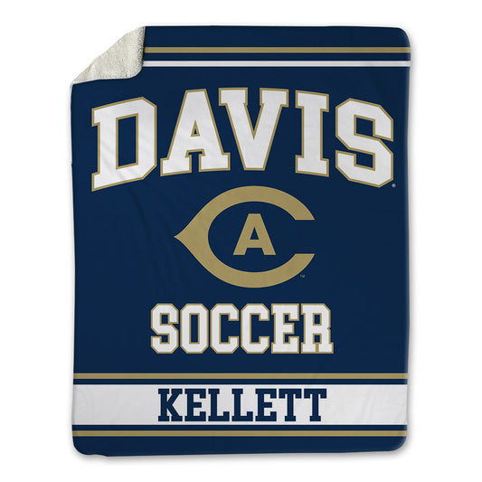 UC Davis - NCAA Men's Soccer : Caelan Kellett - Blanket-0