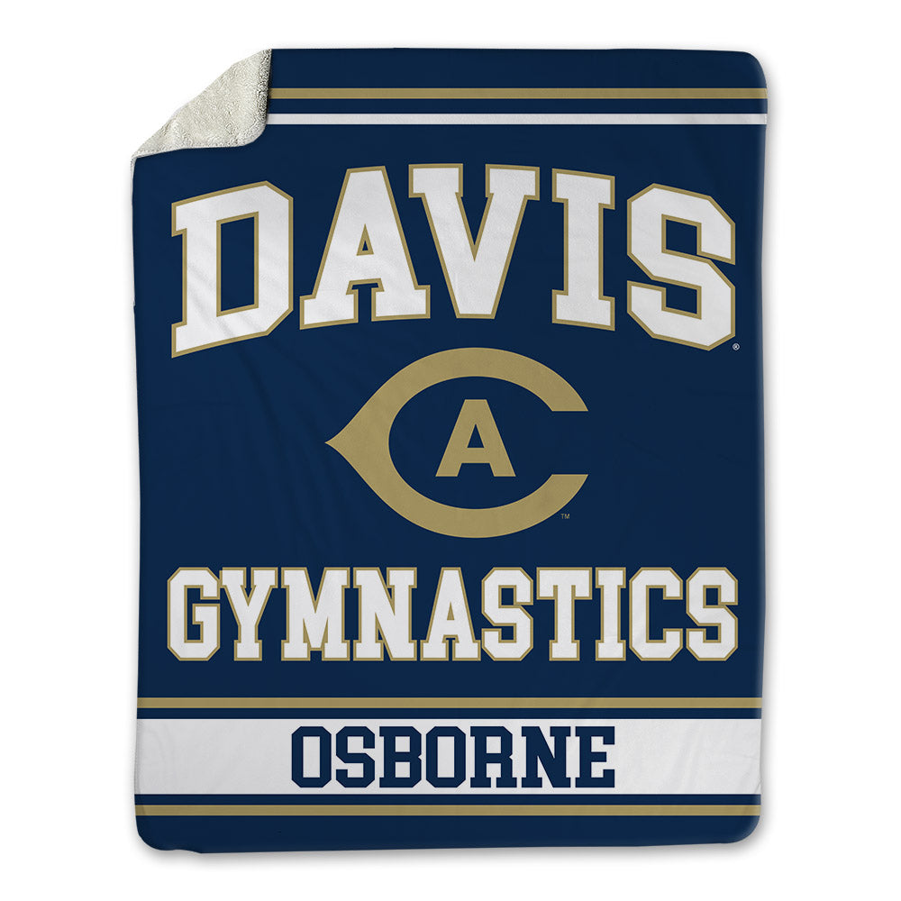 UC Davis - NCAA Women's Gymnastics : Molly Osborne - Blanket-0