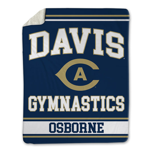 UC Davis - NCAA Women's Gymnastics : Molly Osborne - Blanket-0