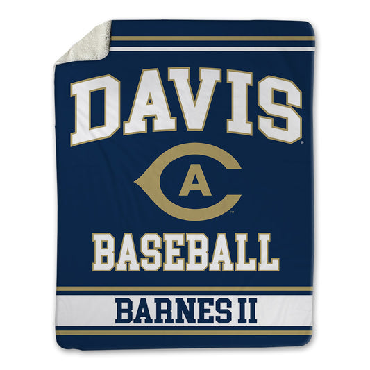 UC Davis - NCAA Baseball : Matthew Barnes II - Blanket-0