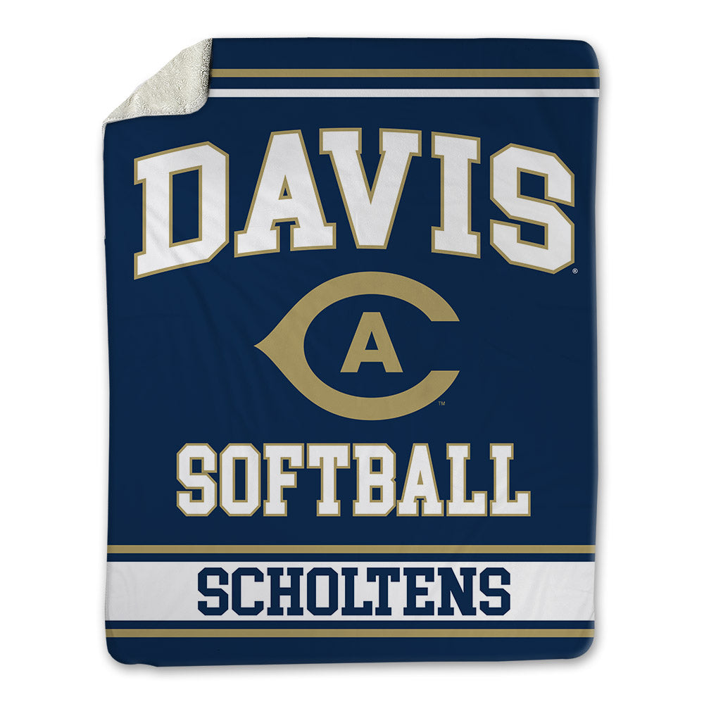 UC Davis - NCAA Softball : Maia Scholtens - Blanket-0
