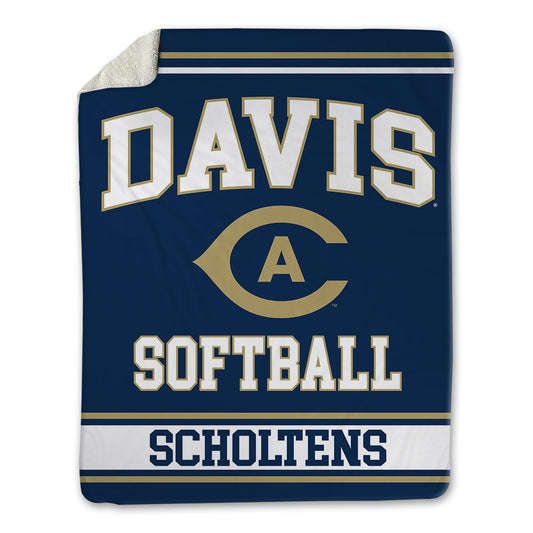 UC Davis - NCAA Softball : Maia Scholtens - Blanket-0