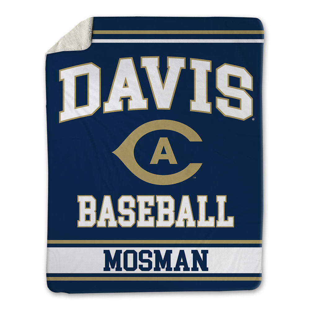 UC Davis - NCAA Baseball : Logan Mosman - Blanket-0