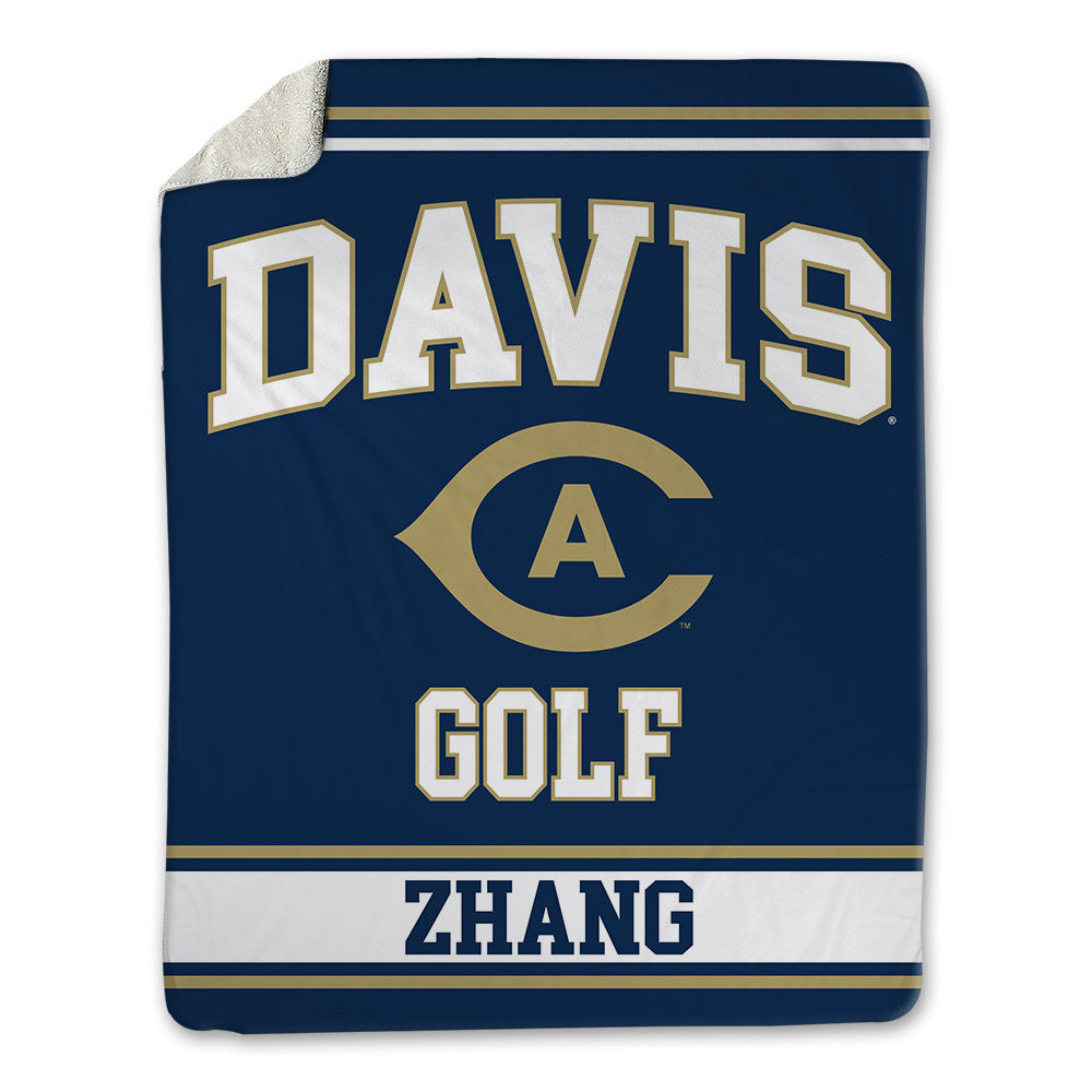 UC Davis - NCAA Men's Golf : Zhenxian Zhang - Blanket-0