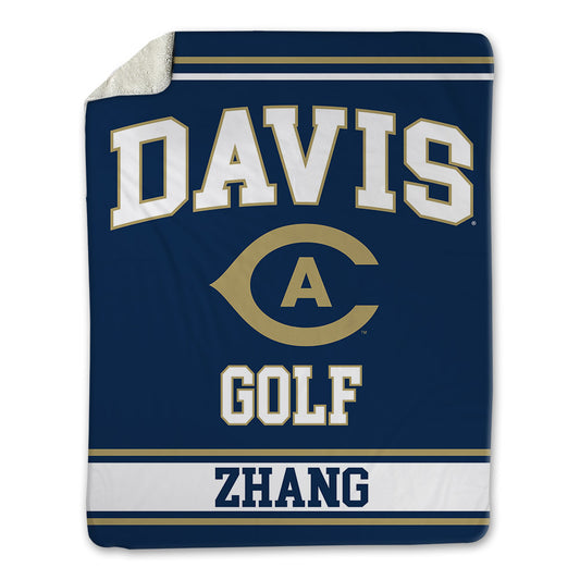 UC Davis - NCAA Men's Golf : Zhenxian Zhang - Blanket-0