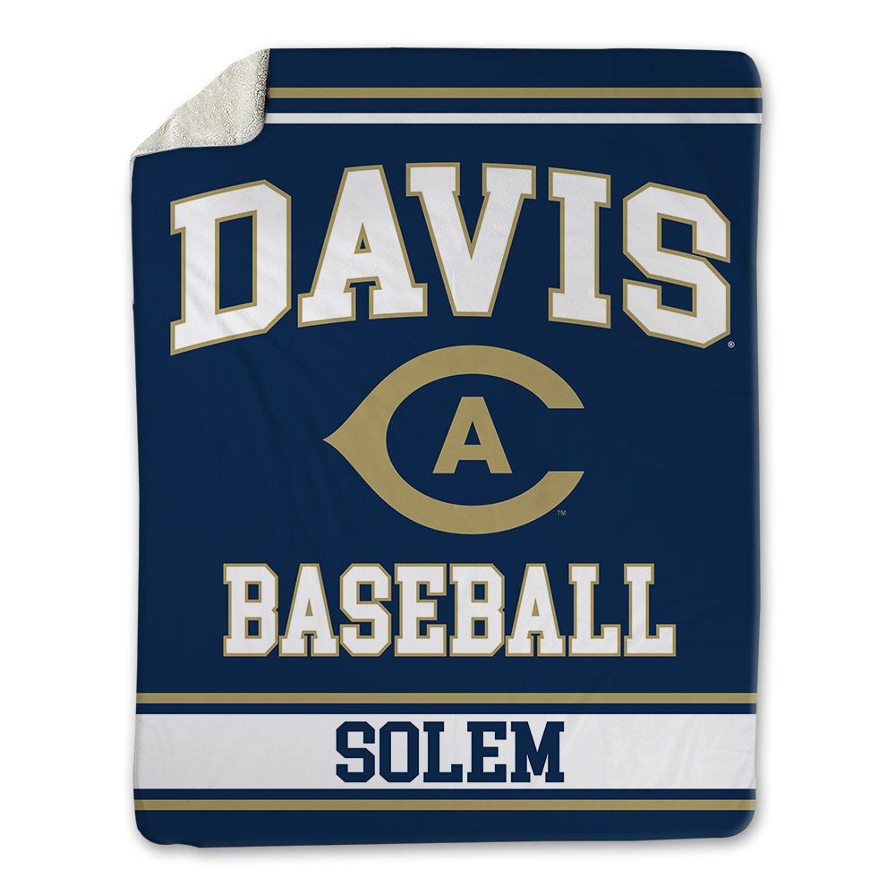 UC Davis - NCAA Baseball : Eli Solem - Blanket-0
