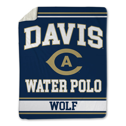 UC Davis - NCAA Men's Water Polo : Cassius Wolf - Blanket-0