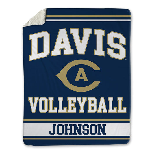 UC Davis - NCAA Women's Volleyball : Jada Johnson - Blanket-0
