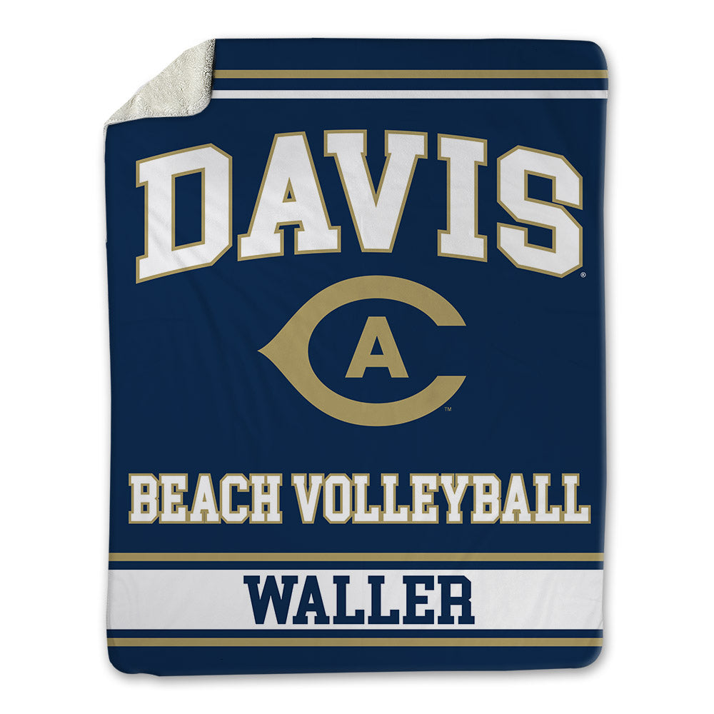 UC Davis - NCAA Beach Volleyball : Kimi Waller - Blanket-0