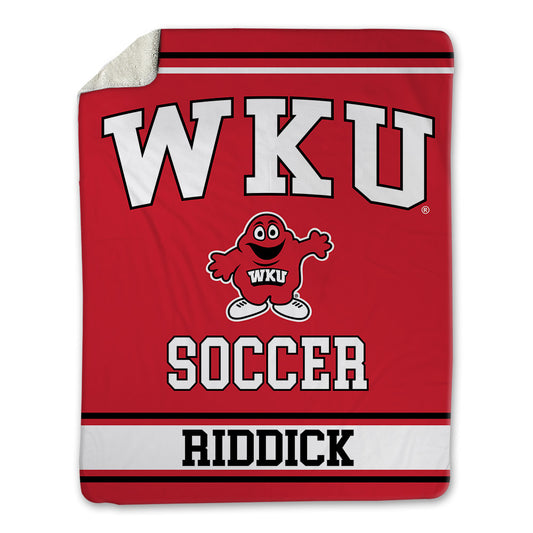 Western Kentucky - NCAA Women's Soccer : Mia Riddick - Blanket-0