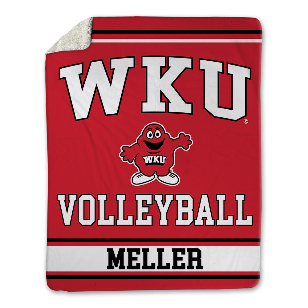 Western Kentucky - NCAA Women's Volleyball : Kendall Meller - Blanket-0