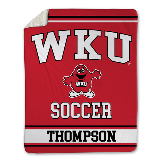 Western Kentucky - NCAA Women's Soccer : Raegan Thompson - Blanket-0