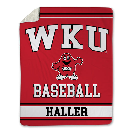 Western Kentucky - NCAA Baseball : Austin Haller - Blanket-0