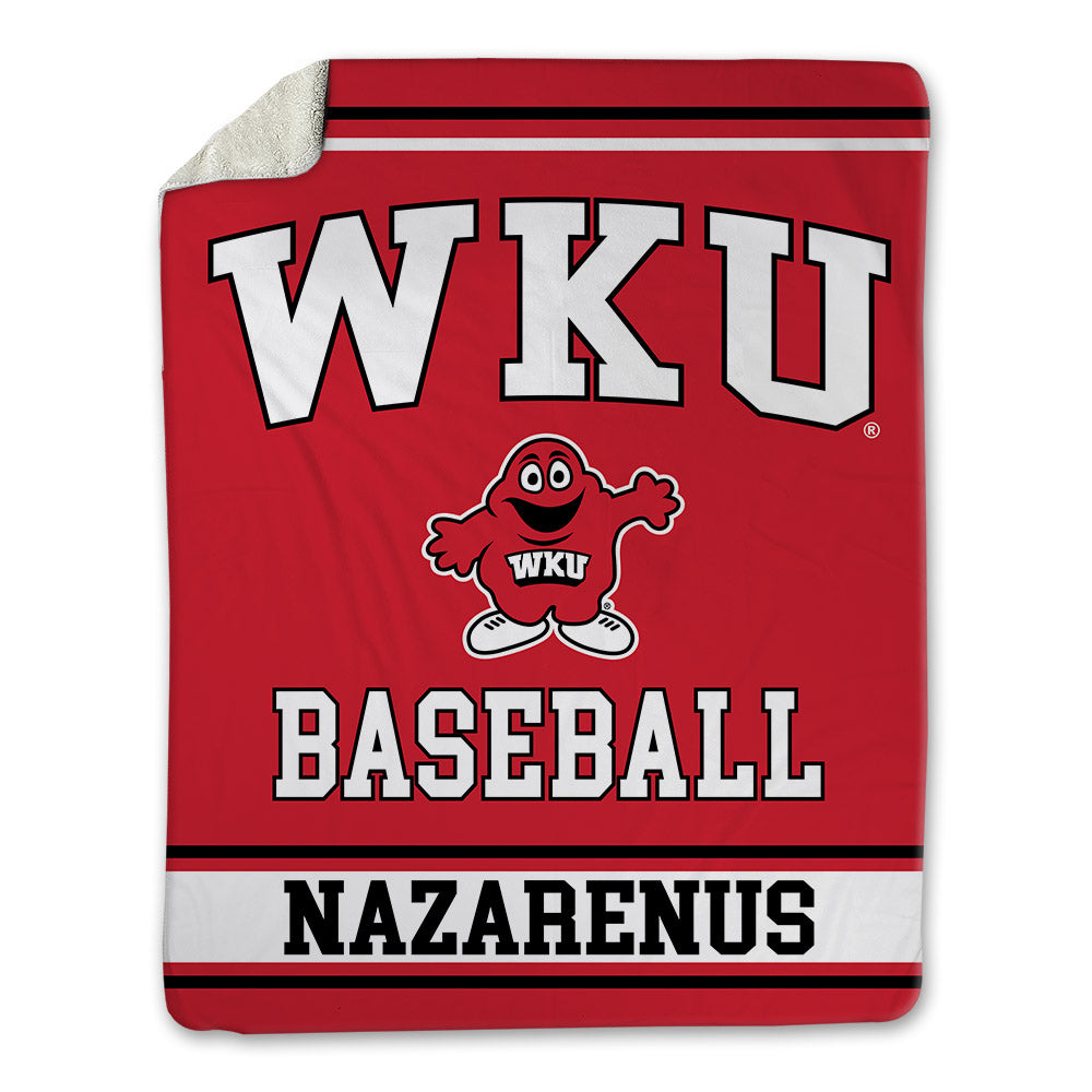 Western Kentucky - NCAA Baseball : Hayden Nazarenus - Blanket-0