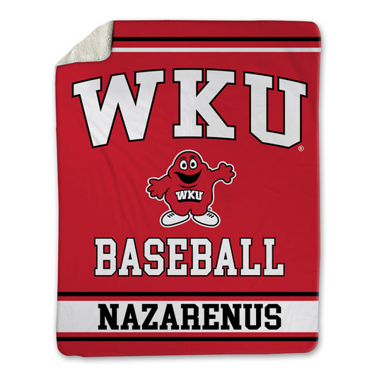 Western Kentucky - NCAA Baseball : Hayden Nazarenus - Blanket-0