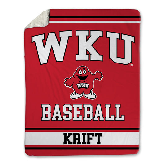 Western Kentucky - NCAA Baseball : Hank Krift - Blanket-0