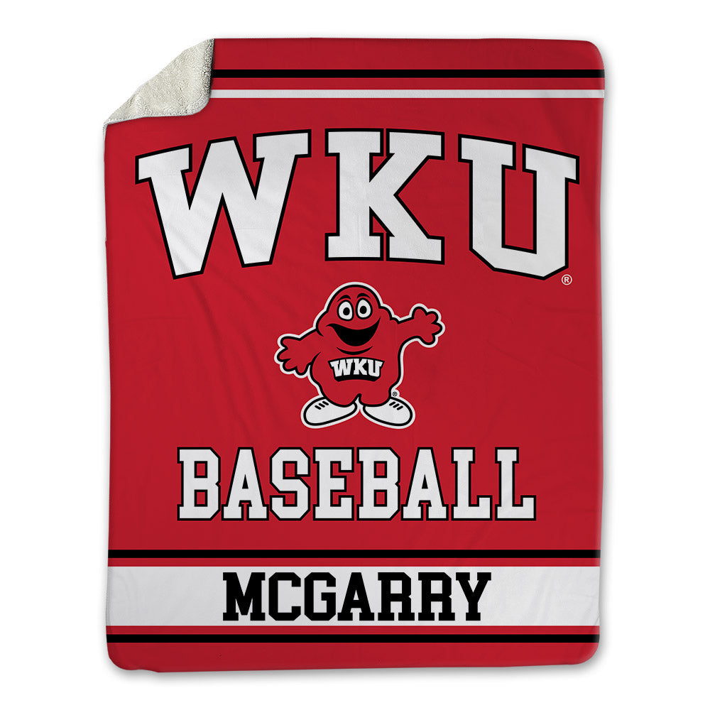 Western Kentucky - NCAA Baseball : Mac McGarry - Blanket-0