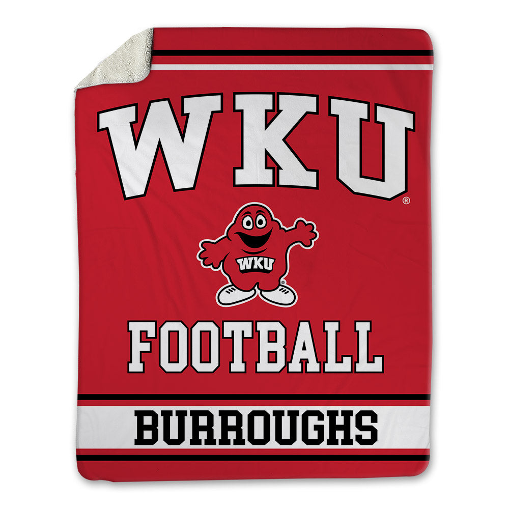 Western Kentucky - NCAA Football : Quincy Burroughs - Blanket-0