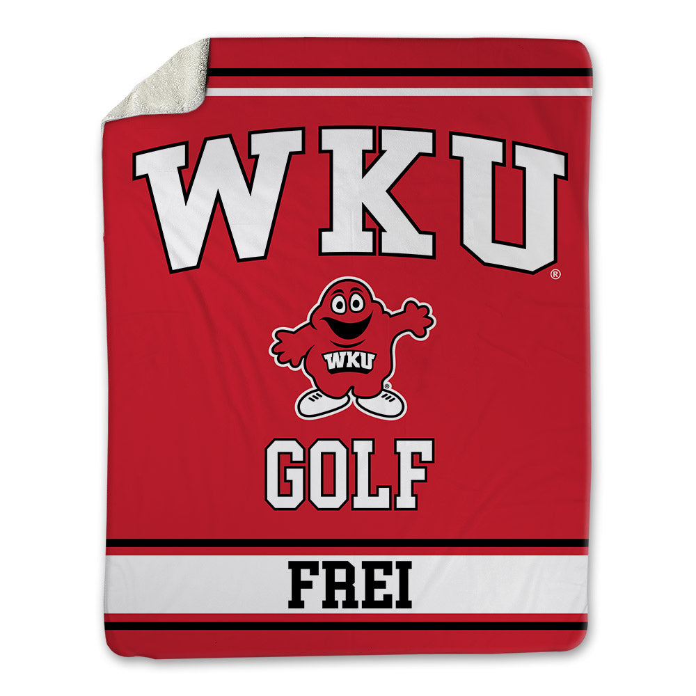 Western Kentucky - NCAA Women's Golf : Grace Frei - Blanket-0