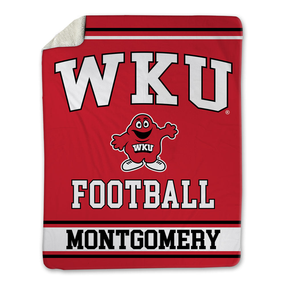 Western Kentucky - NCAA Football : Roq Montgomery - Blanket-0