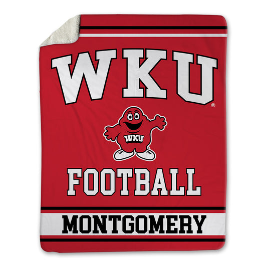 Western Kentucky - NCAA Football : Roq Montgomery - Blanket-0