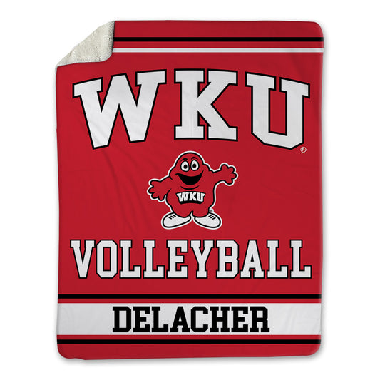 Western Kentucky - NCAA Women's Volleyball : Izzie Delacher - Blanket-0