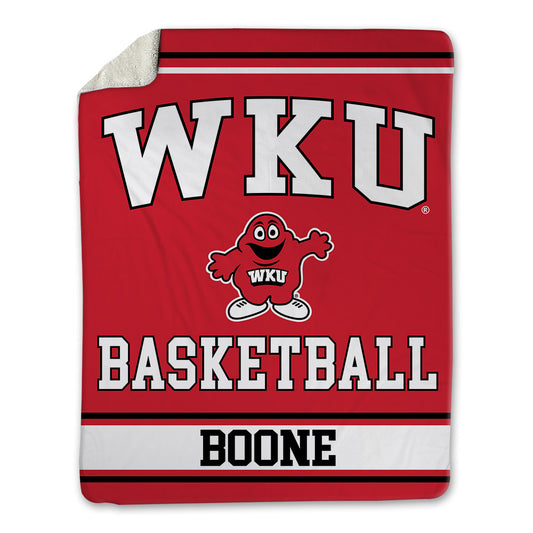 Western Kentucky - NCAA Men's Basketball : Armelo Boone - Blanket-0