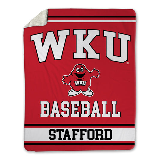 Western Kentucky - NCAA Baseball : Brandon Stafford - Blanket-0