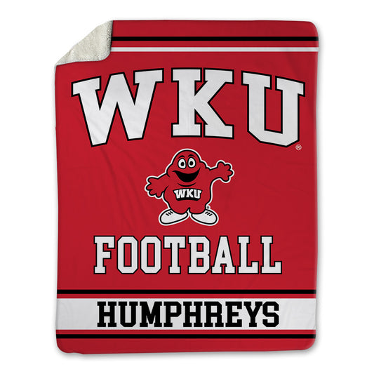 Western Kentucky - NCAA Football : Qua'Vez Humphreys - Blanket-0