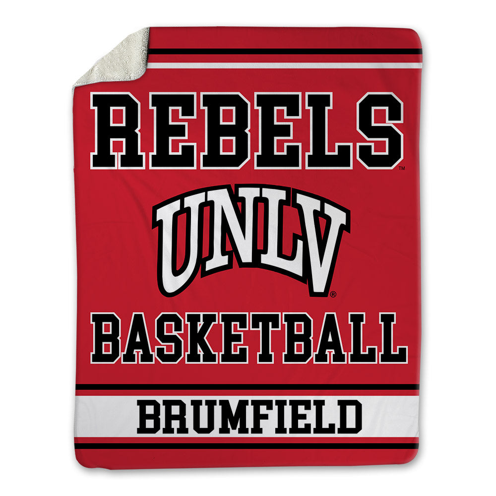 UNLV - NCAA Men's Basketball : Xavier Brumfield - Blanket-0