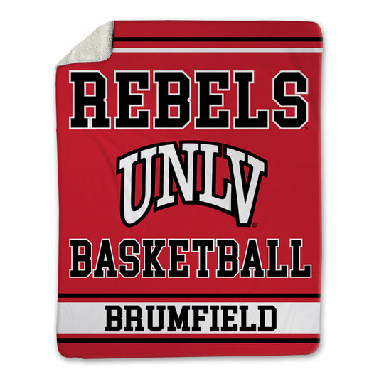 UNLV - NCAA Men's Basketball : Xavier Brumfield - Blanket-0