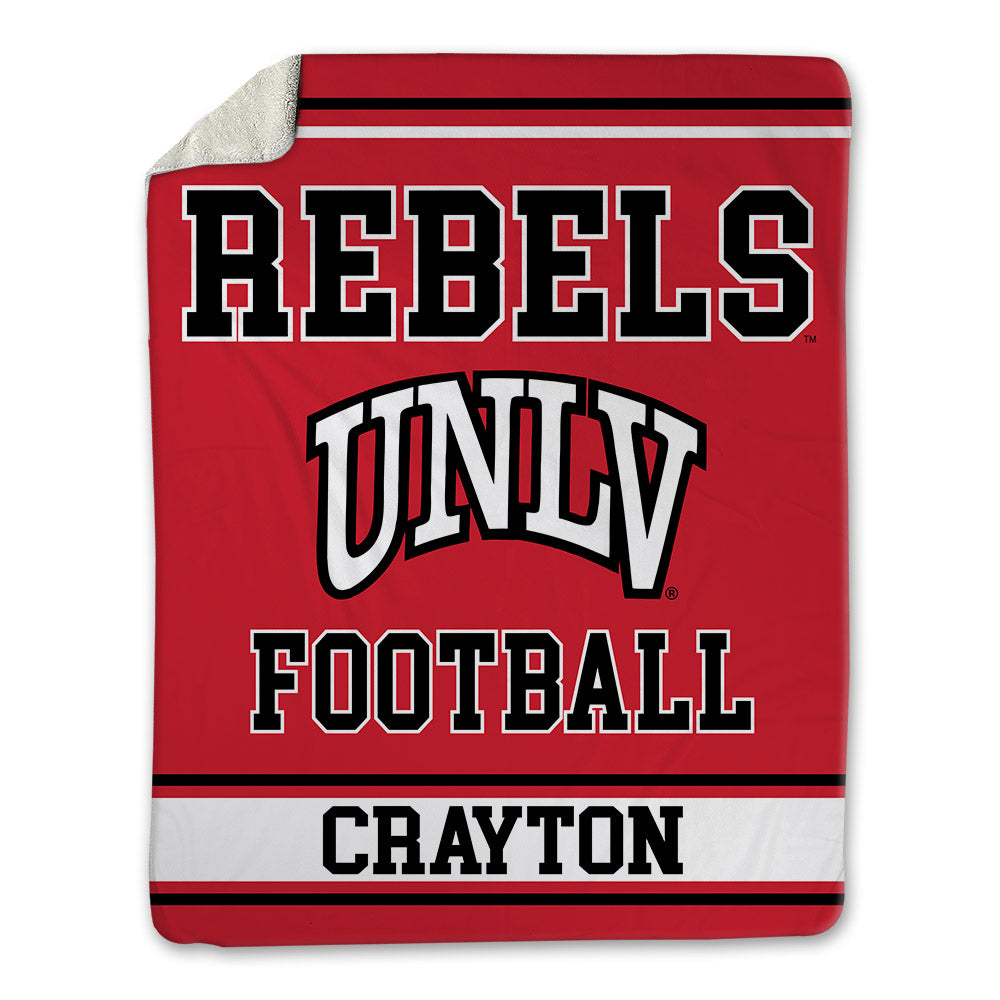 UNLV - NCAA Football : Dee Crayton - Blanket-0