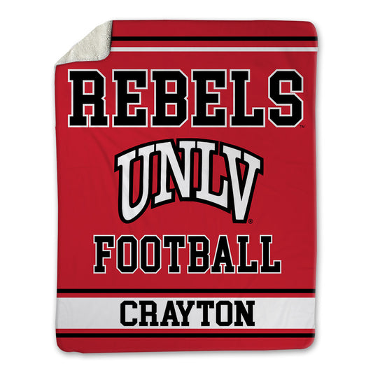 UNLV - NCAA Football : Dee Crayton - Blanket-0
