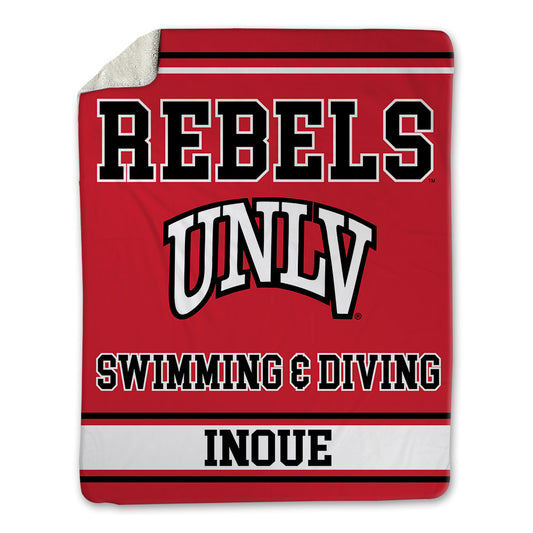 UNLV - NCAA Men's Swimming & Diving : Tatsuki Inoue - Blanket-0