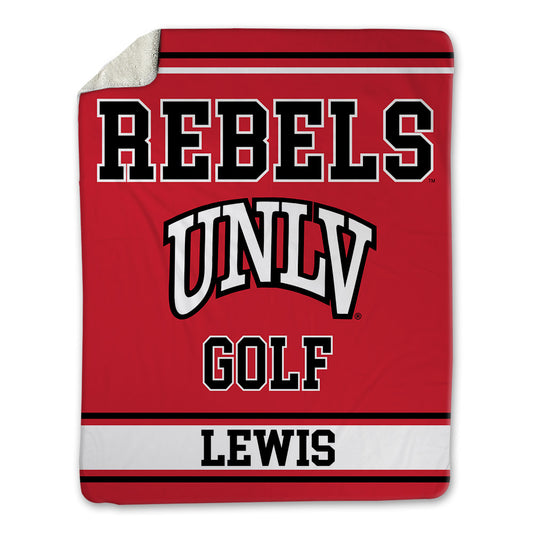 UNLV - NCAA Men's Golf : Trevor Lewis - Blanket-0